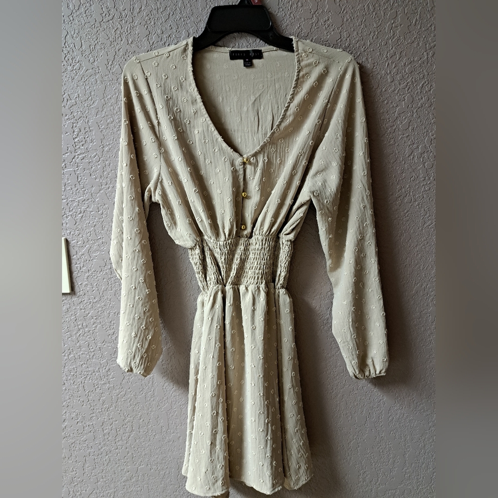 Tan Dress By Faded Rose